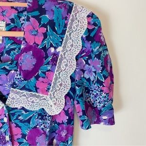 ***SOLD*** Laura Ashley style 80s floral dress